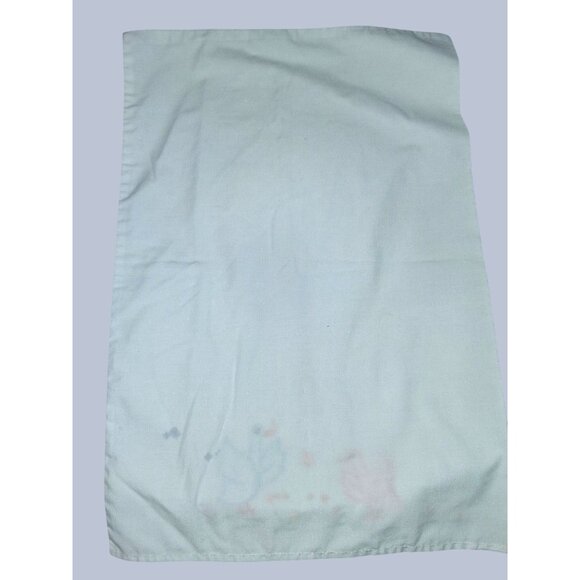 Vintage Embroidered Doll /Baby Pillowcase Ducks 11×14 - Picture 4 of 7